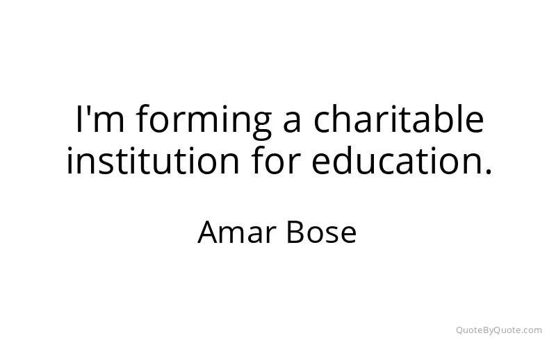 Preview image for this quote by Amar Bose