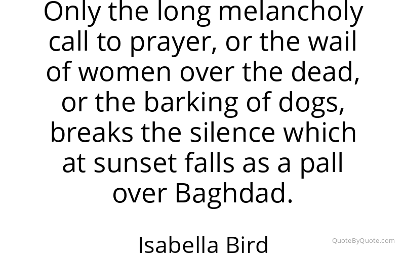 Preview image for this quote by Isabella Bird