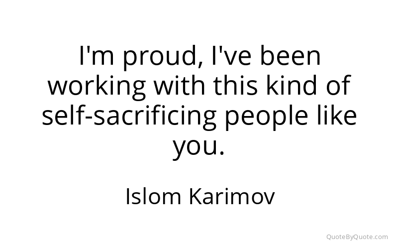 Preview image for this quote by Islom Karimov