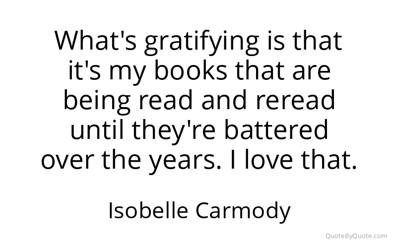 Preview image for this quote by Isobelle Carmody