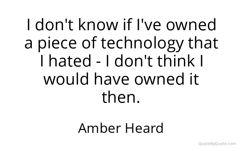 Preview image for this quote by Amber Heard