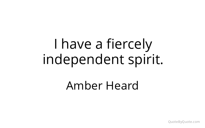 Preview image for this quote by Amber Heard