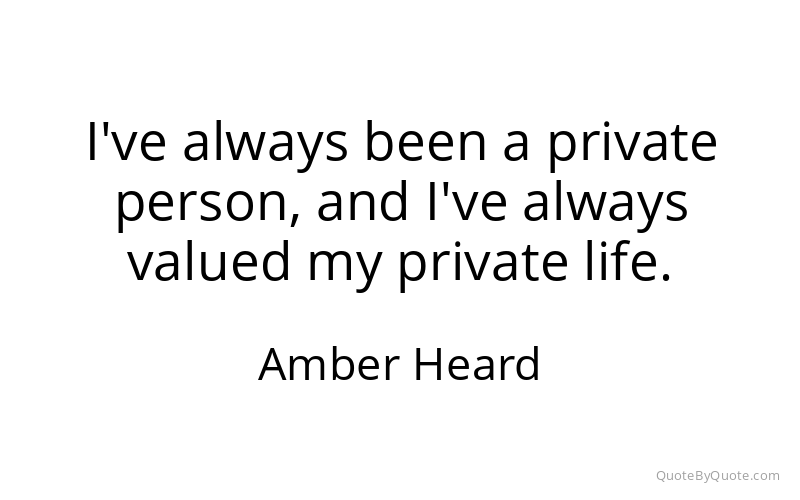 Preview image for this quote by Amber Heard