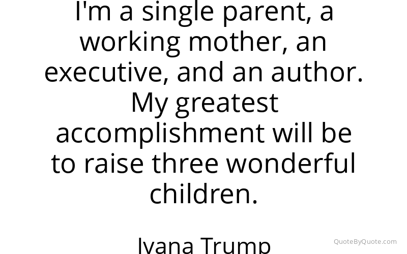 Preview image for this quote by Ivana Trump