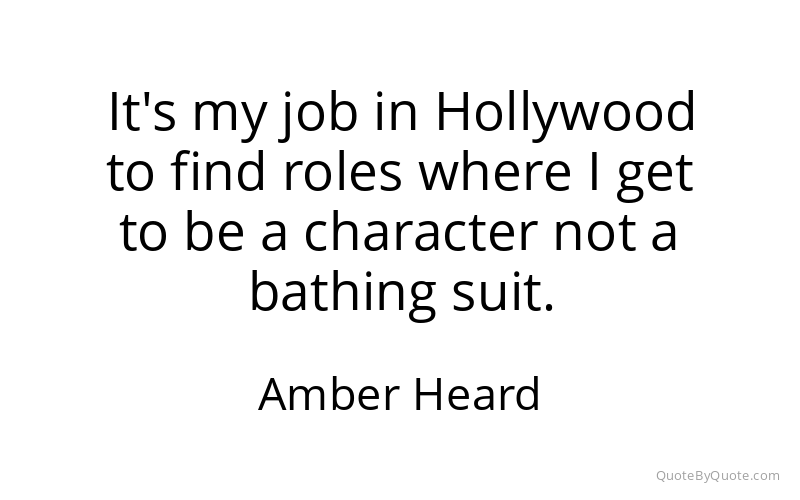 Preview image for this quote by Amber Heard
