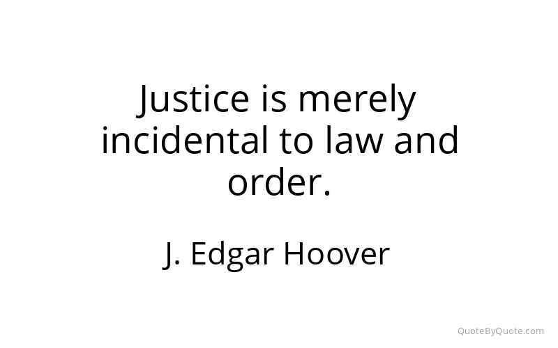 Preview image for this quote by J. Edgar Hoover