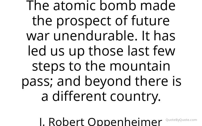 Preview image for this quote by J. Robert Oppenheimer