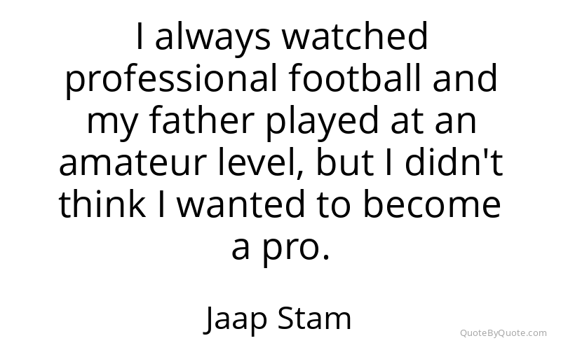 Preview image for this quote by Jaap Stam