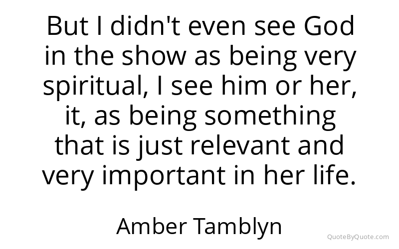 Preview image for this quote by Amber Tamblyn