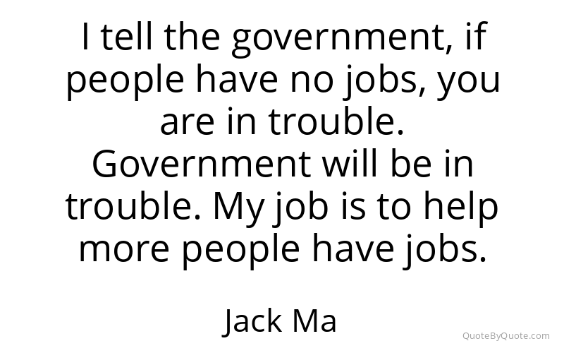 Preview image for this quote by Jack Ma
