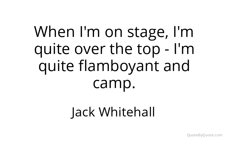 Preview image for this quote by Jack Whitehall