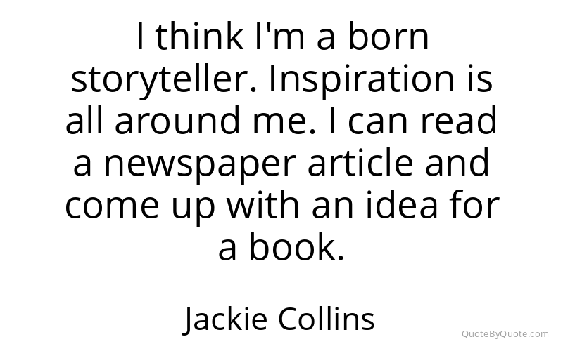 Preview image for this quote by Jackie Collins