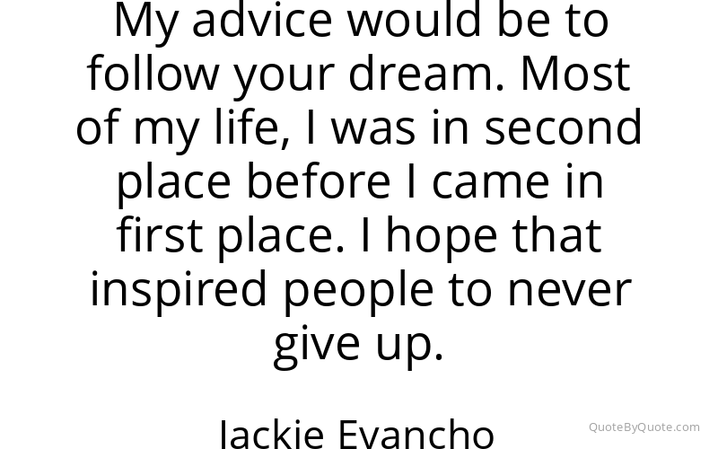 Preview image for this quote by Jackie Evancho