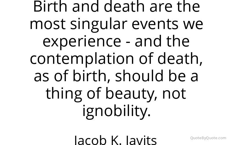 Preview image for this quote by Jacob K. Javits