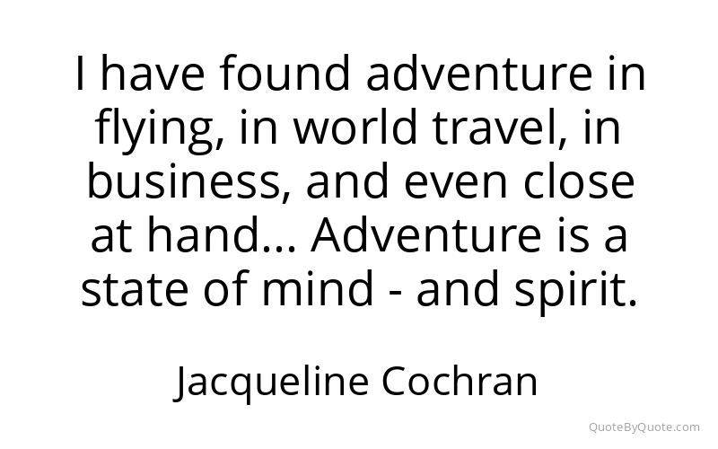 Preview image for this quote by Jacqueline Cochran