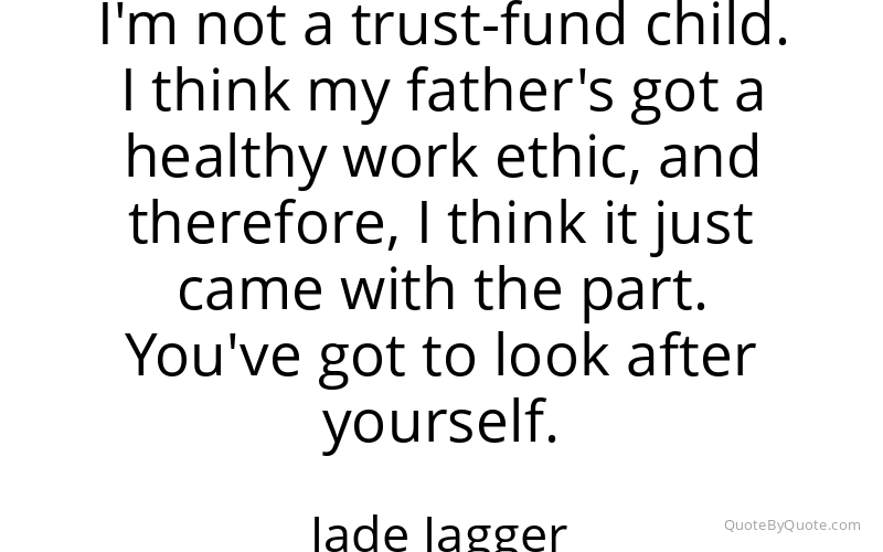 Preview image for this quote by Jade Jagger
