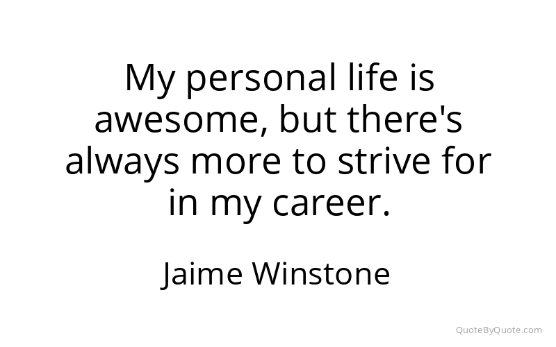 Preview image for this quote by Jaime Winstone