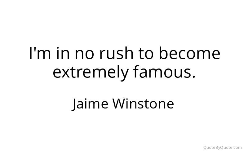 Preview image for this quote by Jaime Winstone