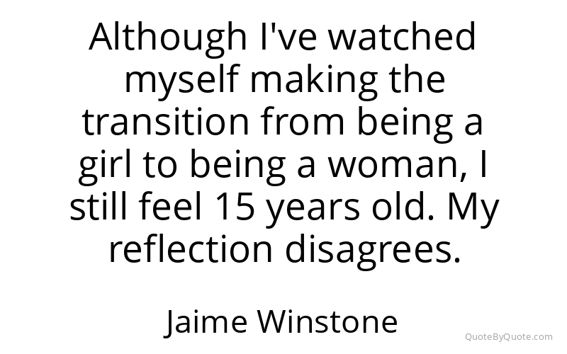 Preview image for this quote by Jaime Winstone
