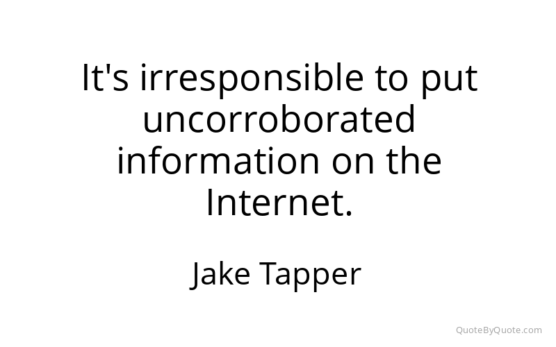 Preview image for this quote by Jake Tapper