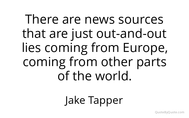 Preview image for this quote by Jake Tapper