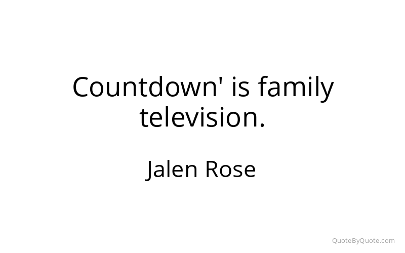 Preview image for this quote by Jalen Rose