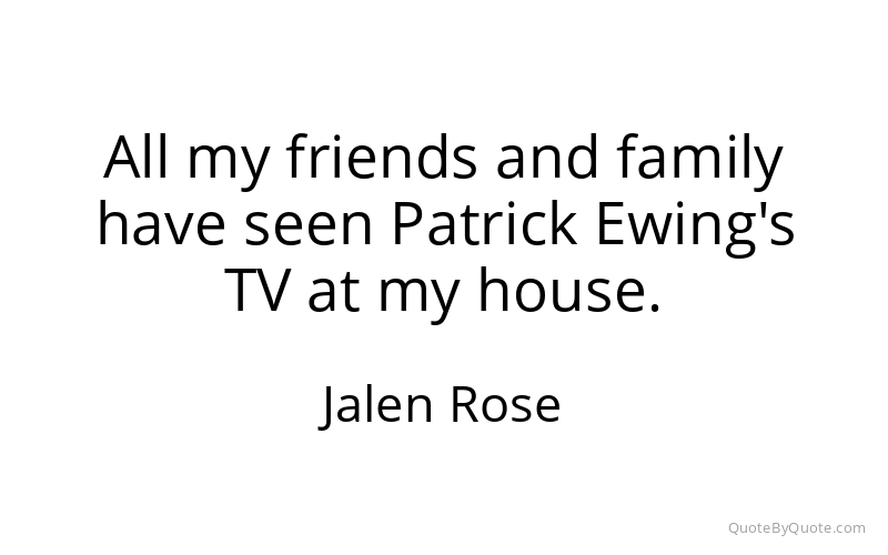 Preview image for this quote by Jalen Rose