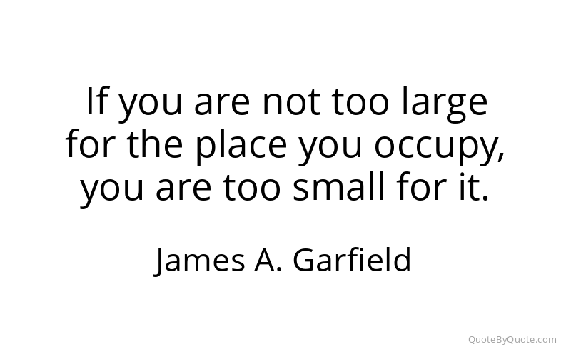Preview image for this quote by James A. Garfield