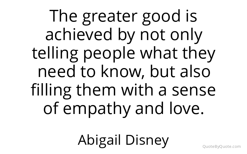 Preview image for this quote by Abigail Disney