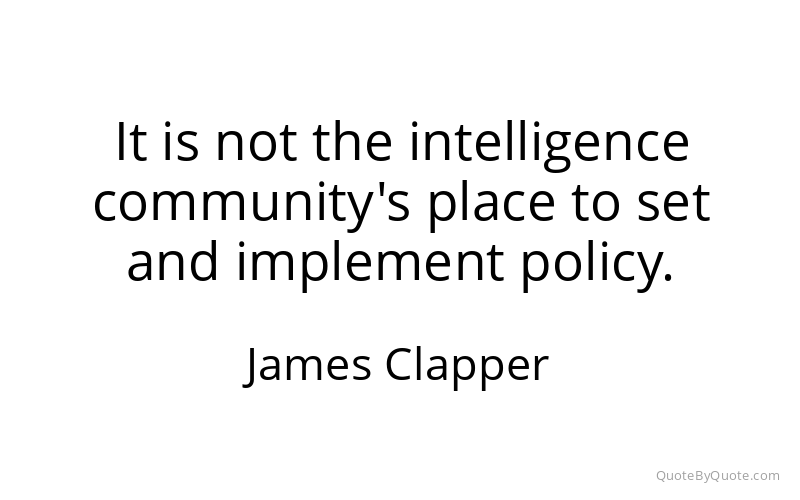 Preview image for this quote by James Clapper
