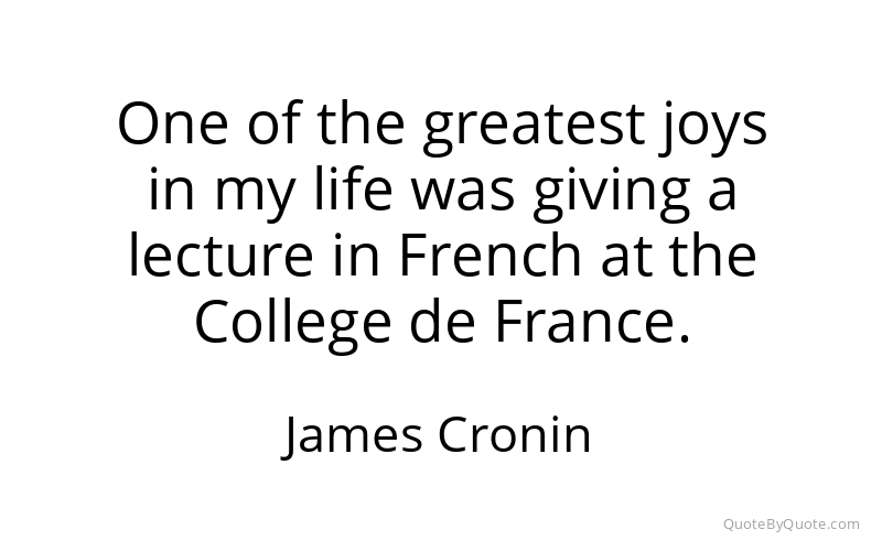 Preview image for this quote by James Cronin