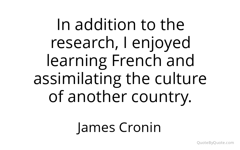 Preview image for this quote by James Cronin