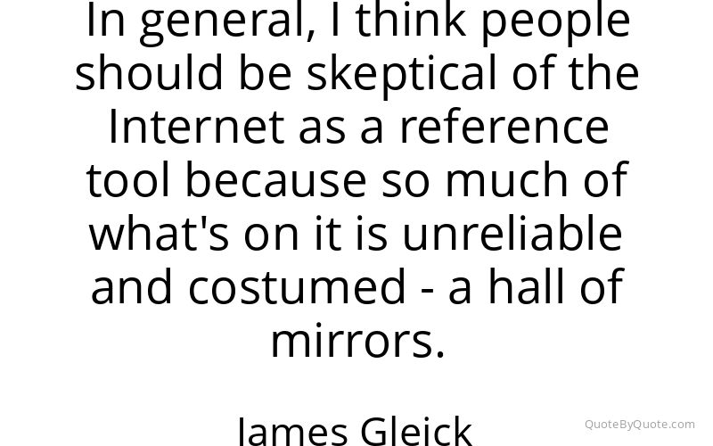Preview image for this quote by James Gleick