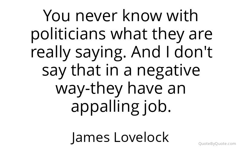 Preview image for this quote by James Lovelock