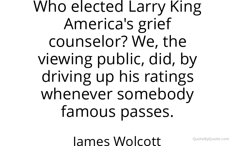 Preview image for this quote by James Wolcott