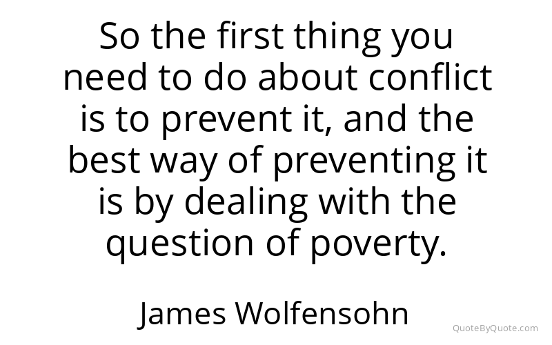 Preview image for this quote by James Wolfensohn