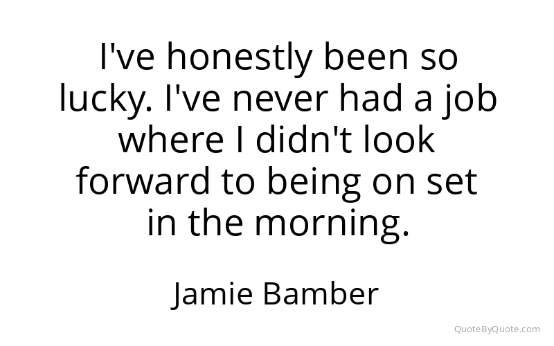 Preview image for this quote by Jamie Bamber