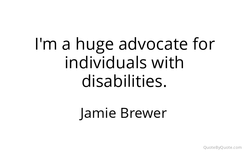 Preview image for this quote by Jamie Brewer