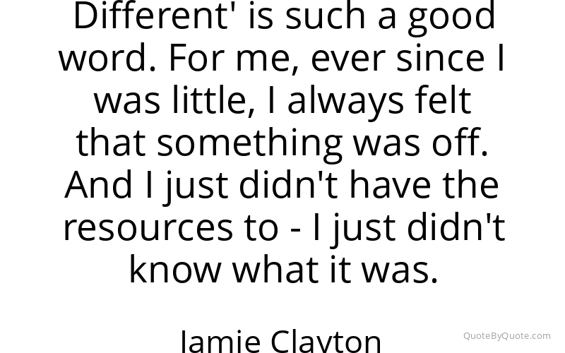 Preview image for this quote by Jamie Clayton
