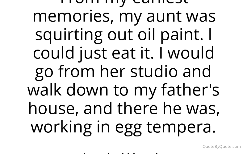 Preview image for this quote by Jamie Wyeth