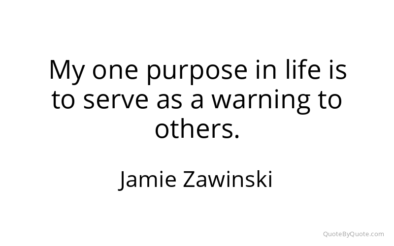 Preview image for this quote by Jamie Zawinski