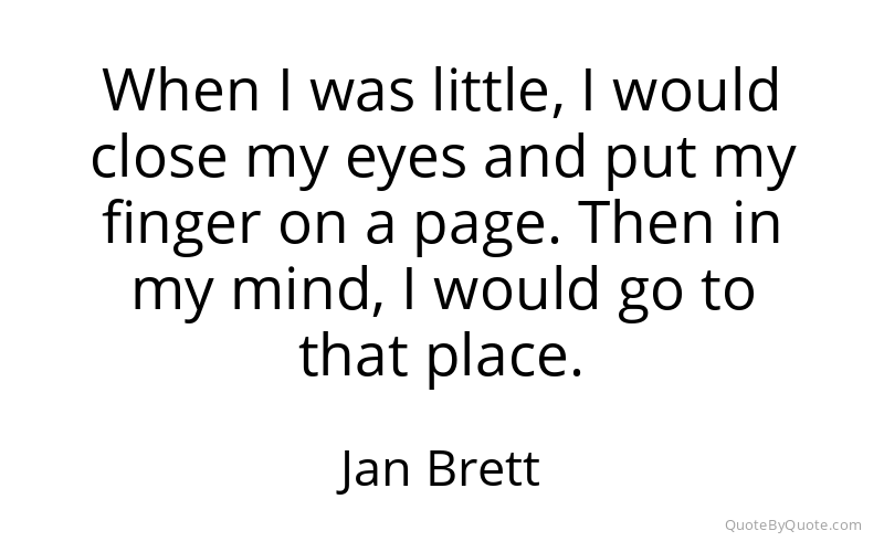 Preview image for this quote by Jan Brett