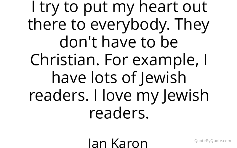 Preview image for this quote by Jan Karon