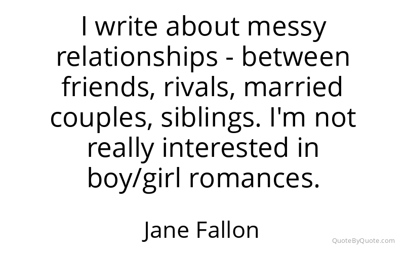 Preview image for this quote by Jane Fallon