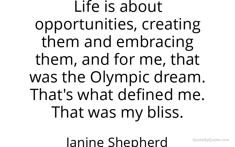Preview image for this quote by Janine Shepherd