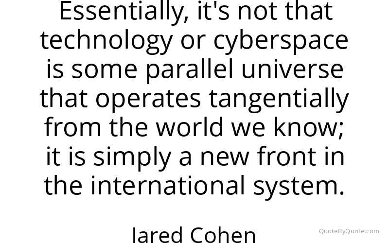 Preview image for this quote by Jared Cohen