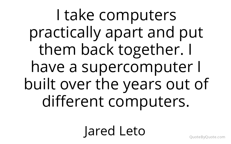 Preview image for this quote by Jared Leto