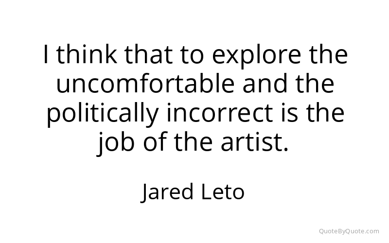 Preview image for this quote by Jared Leto