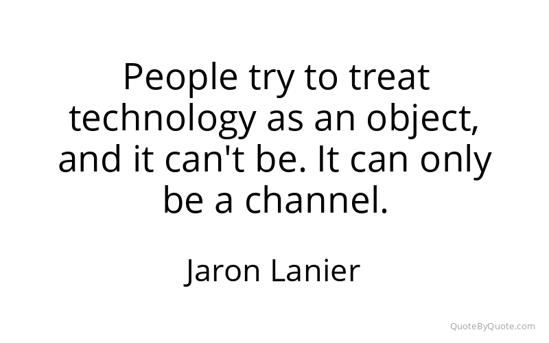 Preview image for this quote by Jaron Lanier
