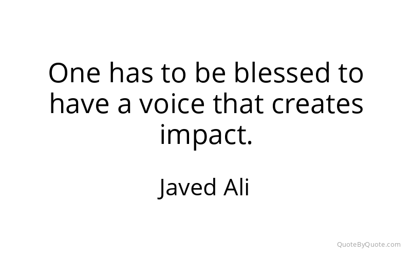 Preview image for this quote by Javed Ali